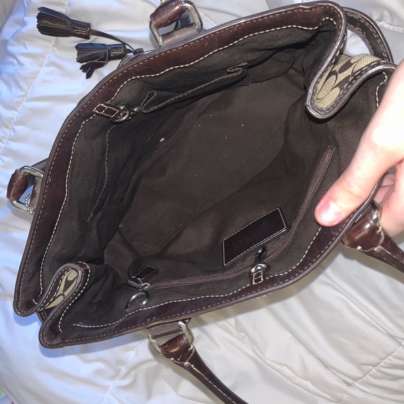 Coach Authentic Designer Tote Purse Shoulder Bag - Picture 3 of 3